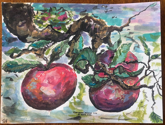 "Confront" - Watercolor Painting